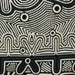 Heavyweight Tribal Geometric Upholstery Fabric For Chair|Sofa Fabric with Curved Maze&Dot Motifs|Black White Burgundy Boho Decor Fabric