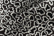 Heavy Weight Vintage Leopard Cut Velvet Upholstery Fabric For Chair |Abstract Animal Print|Brown White Sofa Cushion Cover Material