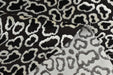 Heavy Weight Vintage Leopard Cut Velvet Upholstery Fabric For Chair |Abstract Animal Print|Brown White Sofa Cushion Cover Material