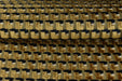 Heavy Weight Gold Black Geometric Cut Velvet Upholstery For Chair|Retro Modern Plushed Raised Blocks Woven Fabric For Sofa Couch Pillow
