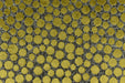 Upholsetry Cut Velvet Fabric For Chair By The Yard|Heavy Weight Gold Raised Small Dot Geometric Fabric|Minimalist Sofa Cushion Reupholstery