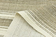 High End Heavy Weight Grey and Cream Large Stripe Linen Blend Upholstery Fabric For Chair|Vintage Multi-Striped Farmhouse Fabric For Couch