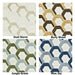 Heavy Weight Green and Blue Cut Velvet Upholstery Fabric|Hexagon Geometric Pattern|Modern Accent Sofa Fabric|Chair Furniture Upholstery