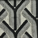 Heavy Weight Black Grey Chevron Raised Cut Velvet Upholstery Fabric|Vintage Geometric Sofa Fabric|Modern Art Deco Furniture Upholstery