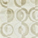 Mid Century Modern Abstract Geometric Circles Cut Velvet Upholstery Fabric For Chair|Golden Brown Beige|Heavy Weight for Sofas