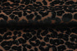 Heavy Weight Black Raised Leopard Cut Velvet Upholstery Fabric For Chair|Cheetah Abstract Geometric Animal Luxury Furniture Fabric For Couch