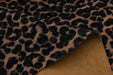 Heavy Weight Black Raised Leopard Cut Velvet Upholstery Fabric For Chair|Cheetah Abstract Geometric Animal Luxury Furniture Fabric For Couch