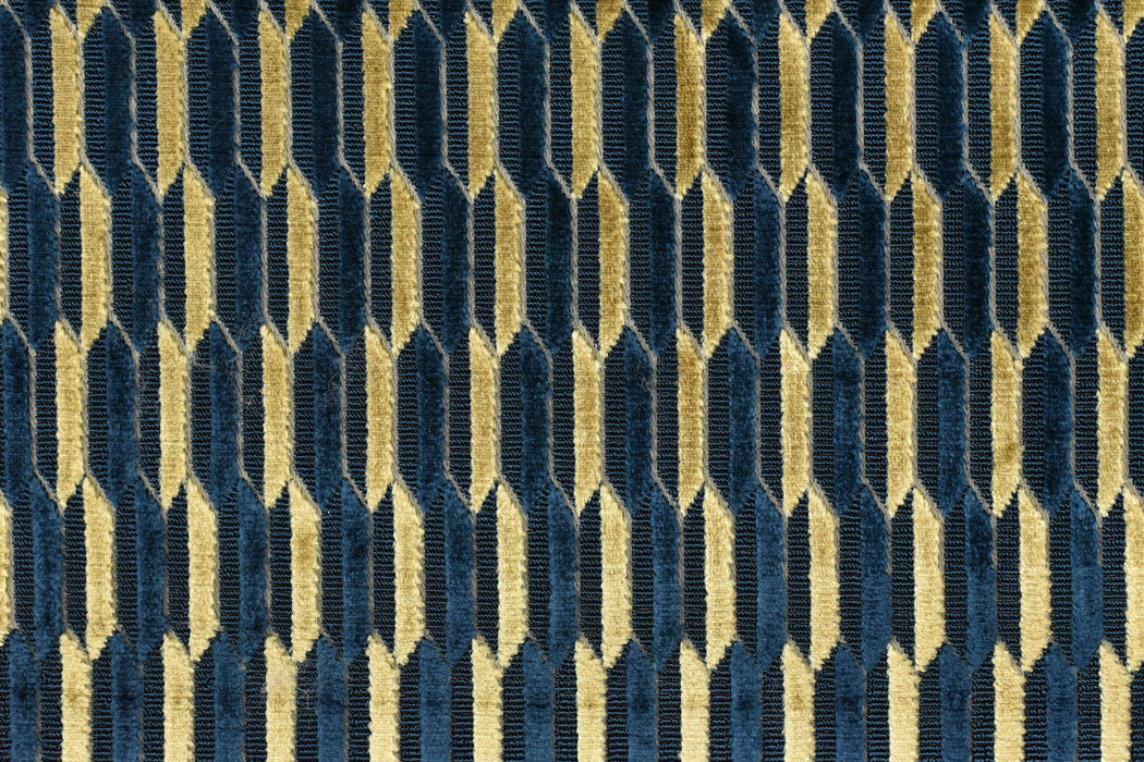 Heavy Weight Mid-Century Modern Striped Geometric Cut Velvet Upholstery Fabric For Chair|Earth Tone Sofa Armchair Reupholsetry