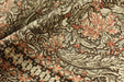 Mid Century Modern Heavy Weight Vintage Baroque Geometric Floral Cut Velvet Jacquard Fabric For Ottomans|Chair Reupholstery Material