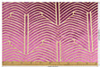 Heavy Weight Purple Magenta and Gold Geometric Cut Velvet Upholstery Fabric For Chair Pillow|High End Sofa Furniture Reupholstery Fabric
