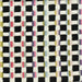 Heavy Weight Colorful Grid Cut Velvet Upholstery Fabric For Chair|Retro Geometric Fabric|Multicolor Boho Check Pattern Furniture Fabric
