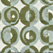 Mid Century Modern Abstract Geometric Circles Cut Velvet Upholstery Fabric For Chair|Golden Brown Beige|Heavy Weight for Sofas