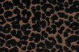Heavy Weight Black Raised Leopard Cut Velvet Upholstery Fabric For Chair|Cheetah Abstract Geometric Animal Luxury Furniture Fabric For Couch