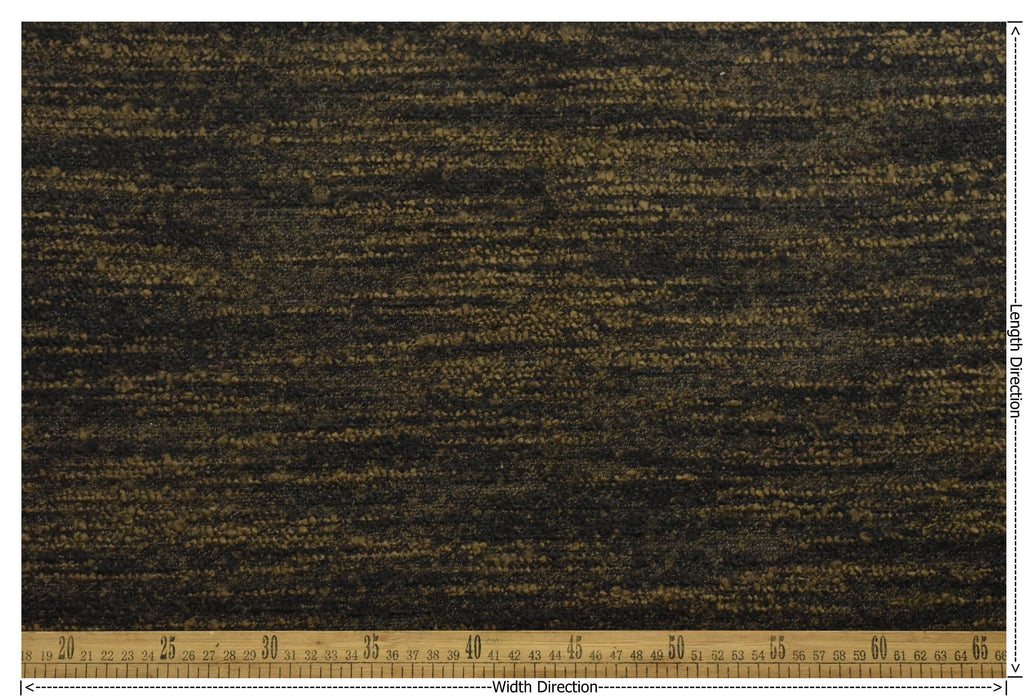 Heavy Weight Charcoal Black Olive Gold Wool Linen Blend Boucle Upholstery Fabric|Extra Chunky Texture Modern Furniture Fabric For Sofa Chair