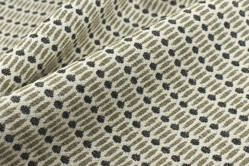 Heavy Weight Vintage Geometric Linen Blend Upholstery Fabric For Chair|Farmhouse Decor Woven Jacquard Fabric|Antique Style Chair Fabric