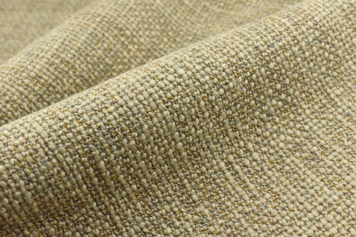 Heavy Weight Chunky Wool Blend Boucle Upholstery Fabric|Wheat and Gold Wool Blend Textured Sofas Chairs|Modern Furniture Reupholstery Fabric