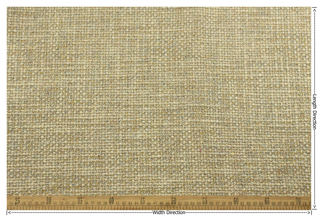 Heavy Weight Chunky Wool Blend Boucle Upholstery Fabric|Wheat and Gold Wool Blend Textured Sofas Chairs|Modern Furniture Reupholstery Fabric