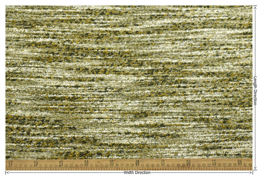Heavy Weight Olive Green Mustard Wool Linen Blend Boucle Upholstery Fabric|Extra Chunky Texture Modern Furniture Fabric For Sofa Chair