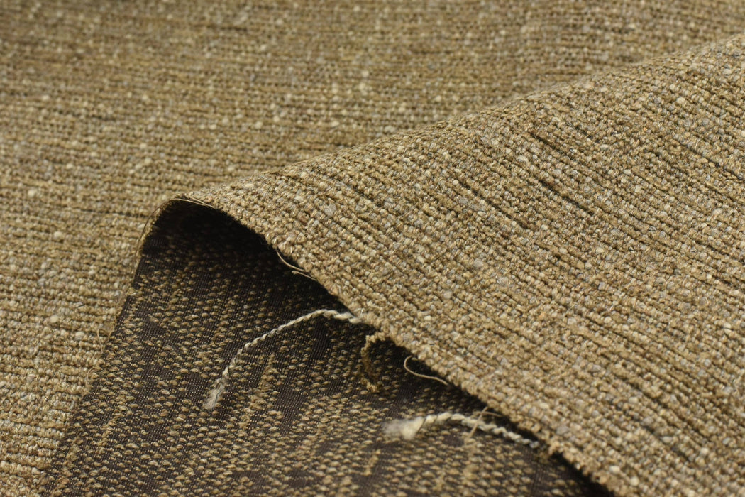 Heavy Weight Cream Wool Linen Slub Boucle Texture Upholstery Fabric For Chair Couch|Durable Furniture Fabric For Reupholstery