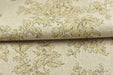 Heavy Weight Vintage Floral Linen Blend Upholstery Fabric|French Country Jacquard Fabric|Beige Taupe Floral Sofa Fabric|Antique Chair Fabric