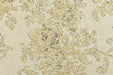 Heavy Weight Vintage Damask Floral Linen Blend Upholstery Fabric|Farmhouse Flower Fabric|Beige Taupe Floral Sofa Fabric|Antique Chair Fabric