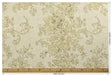 Heavy Weight Vintage Damask Floral Linen Blend Upholstery Fabric|Farmhouse Flower Fabric|Beige Taupe Floral Sofa Fabric|Antique Chair Fabric