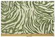 Designer Heavy Weight Green Cream Chenille Zebra Jacquard Textured Upholstery Fabric|Abstract Animal Skin Print Geometric Woven Decor Fabric