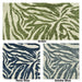 Designer Heavy Weight Green Cream Chenille Zebra Jacquard Textured Upholstery Fabric|Abstract Animal Skin Print Geometric Woven Decor Fabric