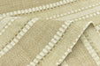Designer Heavy Weight Linen Blend Stripe Upholstery Fabric For Chair Sofa|Rustic Farmhouse Fabric|Boho Woven Fabric For Ottoman