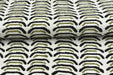 Heavy Weight Black Green Geometric Upholstery Fabric|Modern Arc Pattern Sofa Fabric|Cotton Blend Furniture Fabric For Accent Chair Cushion