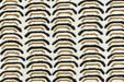 Heavy Weight Black Green Geometric Upholstery Fabric|Modern Arc Pattern Sofa Fabric|Cotton Blend Furniture Fabric For Accent Chair Cushion