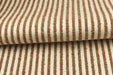 Heavy Weight Vinatge Boucle Texture Striped Upholstery Fabric|Cream Rust Olive Woven Fabric for Chair Cushion|Rustic Home Decor Textile