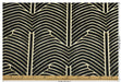 Heavy Weight Black Gold Geometric Cut Velvet Upholstery Fabric For Chair Pillow|High End Sofa Furniture Reupholstery Fabric