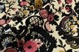 Heavy Weight Black Pink Gold Blue Floral Basket Raised Cut Velvet Upholstery Fabric For Chair|High End Colorful Velvet Fabric For Furniture