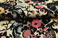 Heavy Weight Black Pink Gold Blue Floral Basket Raised Cut Velvet Upholstery Fabric For Chair|High End Colorful Velvet Fabric For Furniture