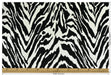 Heavy Weight Luxury Black White Zebra Abstract Animal Skin Print Cut Velvet Upholstery Fabric For Chair Couch|Geometric Wild Animal Fabric