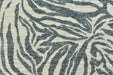 Designer Heavy Weight Green Cream Chenille Zebra Jacquard Textured Upholstery Fabric|Abstract Animal Skin Print Geometric Woven Decor Fabric