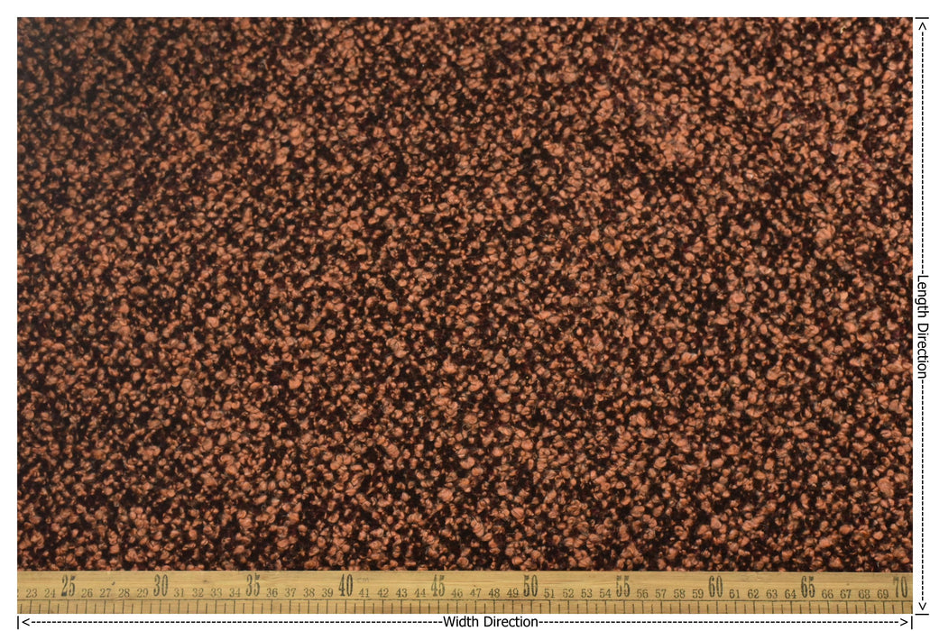 Designer Upmarket Heavy Weight Rust Red Irregular Wool Blend Boucle Upholstery Fabric For Chair Couch|Vintage Chunky Furniture Fabric