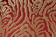 Heavy Weight Luxury Green Gold Sequin Embroidered Zebra Cut Velvet Upholstery Fabric|Designer Abstract Striped Fabric for Sofa and Chair