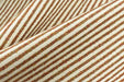 Heavy Weight Vinatge Boucle Texture Striped Upholstery Fabric|Cream Rust Olive Woven Fabric for Chair Cushion|Rustic Home Decor Textile