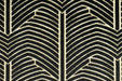 Heavy Weight Black Gold Geometric Cut Velvet Upholstery Fabric For Chair Pillow|High End Sofa Furniture Reupholstery Fabric