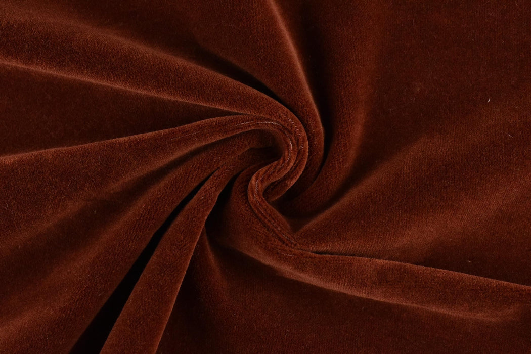 Heavy Weight Cotton Blend Plain Cut Velvet Upholstery Fabric for Chairs|Soft and Cozy Luxury Velvet Furniture Fabric By The Yard-18 Colors