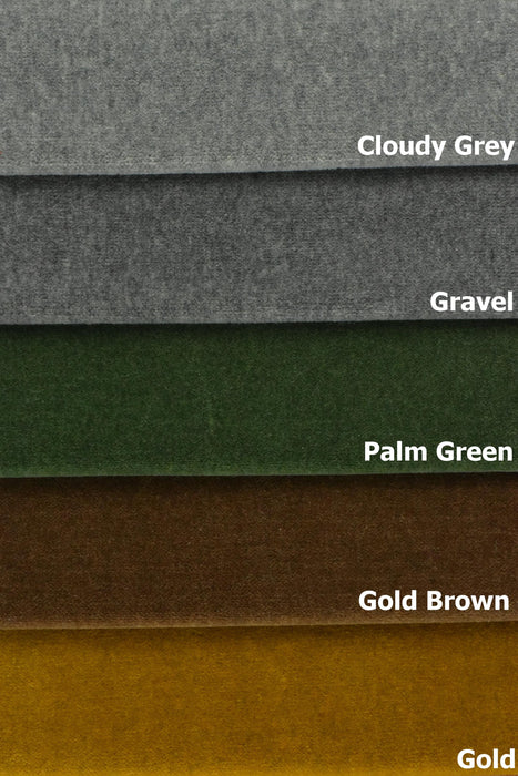 Heavy Weight Cotton Blend Plain Cut Velvet Upholstery Fabric for Chairs|Soft and Cozy Luxury Velvet Furniture Fabric By The Yard-18 Colors