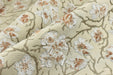 Heavyweight Vintage Rust Off White Floral Cut Velvet Upholstery Fabric For Chair|Luxury Flower Sofa Fabric|French Country Furniture Fabric