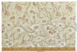 Heavyweight Vintage Rust Off White Floral Cut Velvet Upholstery Fabric For Chair|Luxury Flower Sofa Fabric|French Country Furniture Fabric