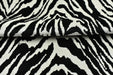 Heavy Weight Luxury Black White Zebra Abstract Animal Skin Print Cut Velvet Upholstery Fabric For Chair Couch|Geometric Wild Animal Fabric