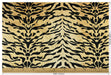 Heavy Weight Luxury Black Gold Tiger Stripe Animal Print Cut Velvet Upholstery Fabric For Chair Couch|Abstract Geometric Wild Animal Fabric