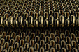 Designer Heavy Weight Black Gold Geometric Cut Velvet Upholstery Fabric For Chair|Viscose Rayon Blend Luxury Furniture Fabric for Sofa