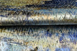 Designer Heavy Weight Abstract Painterly Cut Velvet Upholstery Fabric For Chair|Watercolor Blue Cream Rust Velvet for Sofa Furniture