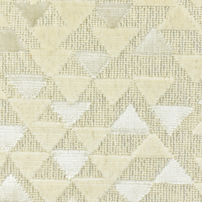 Heavy Weight Cotton Linen Blend Gold Geometric Cut Velvet Upholstery Fabric For Chair|Triangle Velvet|Vintage Furniture Fabric for Sofa